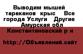 Выводим мышей ,тараканов, крыс. - Все города Услуги » Другие   . Амурская обл.,Константиновский р-н